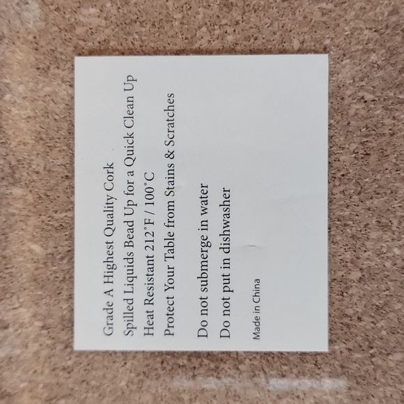 2 New Sets, of 2 Cork Placemats and Ideaman Travel Mug. - Picture 4 of 14